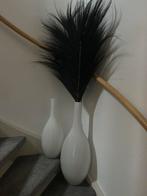 Witte vaas, Huis en Inrichting, Woonaccessoires | Vazen, Wit, Aardewerk of Porselein, Ophalen of Verzenden, Zo goed als nieuw