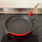 Cousances/Le Creuset Gietijzeren Bakpan 28cm, Huis en Inrichting, Keuken | Potten en Pannen, Gebruikt, Ophalen of Verzenden, Koekenpan of Braadpan