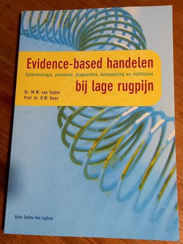 M.W. van Tulder - Evidence-based handelen bij lage rugpijn beschikbaar voor biedingen