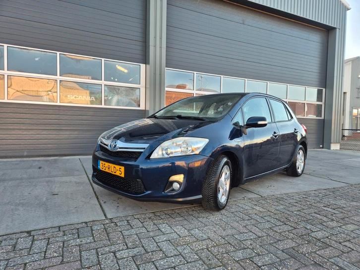 Toyota Auris 1.8 Full Hybrid 5DR CVT 2011 Blauw, Auto's, Toyota, Bedrijf, Auris, ABS, Airbags, Airconditioning, Bluetooth, Boordcomputer