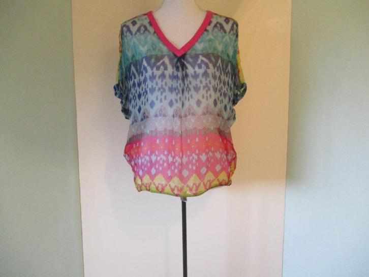 Sandwich top maat 40, Kleding | Dames, Tops, Zo goed als nieuw, Maat 38/40 (M), Overige kleuren, Korte mouw, Verzenden