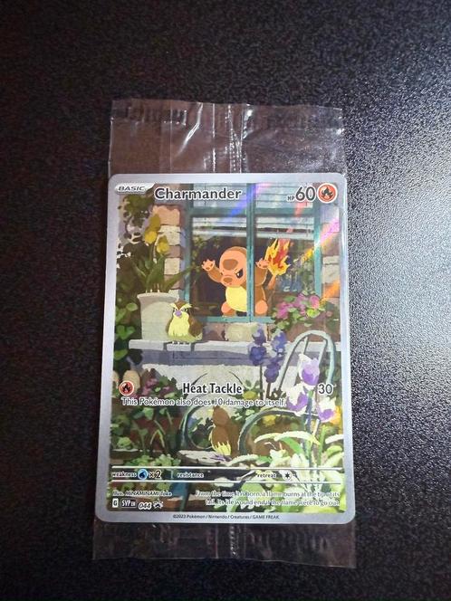 Pokemon Charmander SVP 044 promo sealed Obsidian Flames, Hobby en Vrije tijd, Verzamelkaartspellen | Pokémon, Nieuw, Losse kaart
