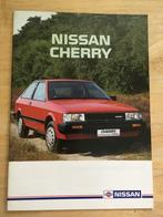 Autofolder/Brochure Nissan Cherry 1985, Boeken, Auto's | Folders en Tijdschriften, Ophalen of Verzenden, Nieuw, Nissan