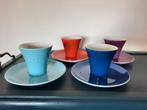 Retro Walküre Made in Germany kop en schotels koffie 4x, Ophalen of Verzenden, Zo goed als nieuw, Overige stijlen, Kop(pen) en/of Schotel(s)