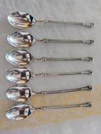 6 Nederlands zilveren lepeltjes 73 gram, Ophalen of Verzenden