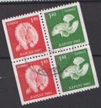 Zweden; Kerst, Michel 1173-1174. (In blok), Verzenden, Zweden, Gestempeld