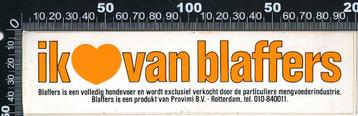 Sticker: Blaffers - Ik hou van Blaffers beschikbaar voor biedingen