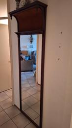 Antieke spiegel met sier snijwerk, Ophalen, Minder dan 50 cm, Gebruikt, Minder dan 100 cm