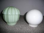 oude glazen lampbol, Huis en Inrichting, Ophalen of Verzenden, Gebruikt, Glas