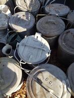 Zinkenvuilnisbalken vuilnosemmers, Tuin en Terras, Regentonnen, 150 liter of meer, Ophalen