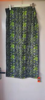 Silk Route nieuwe dunne zijden sjaal, zwart/groen, 200x50 cm, Nieuw, Ophalen of Verzenden, Sjaal, Maat 46/48 (XL) of groter