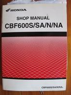 Documentatie Honda 10 workshop manual CBF600 SA 2004 x, Motoren, Ophalen of Verzenden, Honda