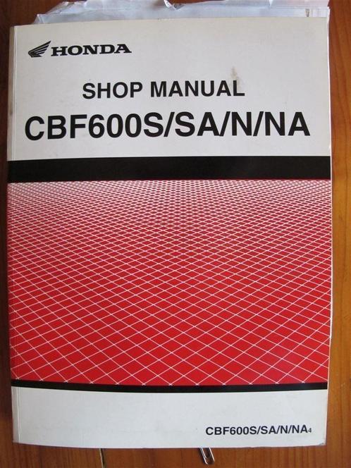 Documentatie Honda 10 workshop manual CBF600 SA 2004 x, Motoren, Handleidingen en Instructieboekjes, Honda, Ophalen of Verzenden