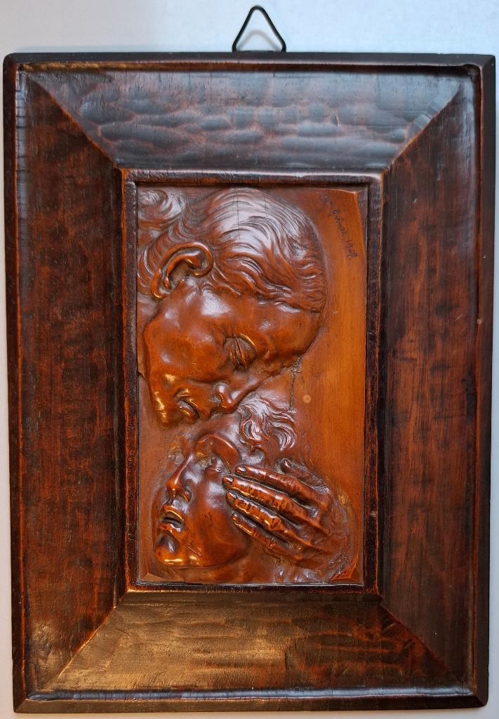 Houtsnijwerk, Antiek en Kunst, Kunst | Beelden en Houtsnijwerken, Ophalen of Verzenden