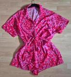 Unieke korte jumpsuit, Maat 46/48 (XL) of groter, Ophalen of Verzenden, Zo goed als nieuw, Roze