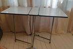 vintage keukentafeltje met klapmogelijkheden, Huis en Inrichting, Tafels | Eettafels, Ophalen, Gebruikt, Rechthoekig, 50 tot 100 cm