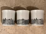 Amsterdam Mokken met Grachtenpand Motief, Keramiek, Ophalen of Verzenden, Zo goed als nieuw, Overige stijlen