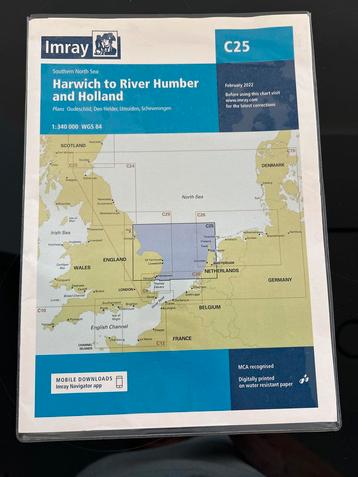 Imray C25: Harwich - River Humber & Holland beschikbaar voor biedingen