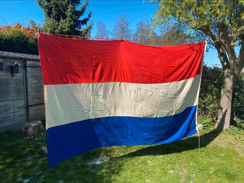 Grote rood wit blauw vlag van shipmate Vlaardingen, Diversen, Vlaggen en Wimpels, Gebruikt, Ophalen of Verzenden