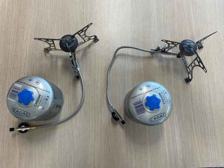 2 kooktoestellen camping (excl. gas), Caravans en Kamperen, Kampeeraccessoires, Zo goed als nieuw, Ophalen of Verzenden