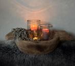 Grote zware houten bak,schaal,trog, Huis en Inrichting, Woonaccessoires | Schalen en Manden, Schaal, Rond, Ophalen of Verzenden