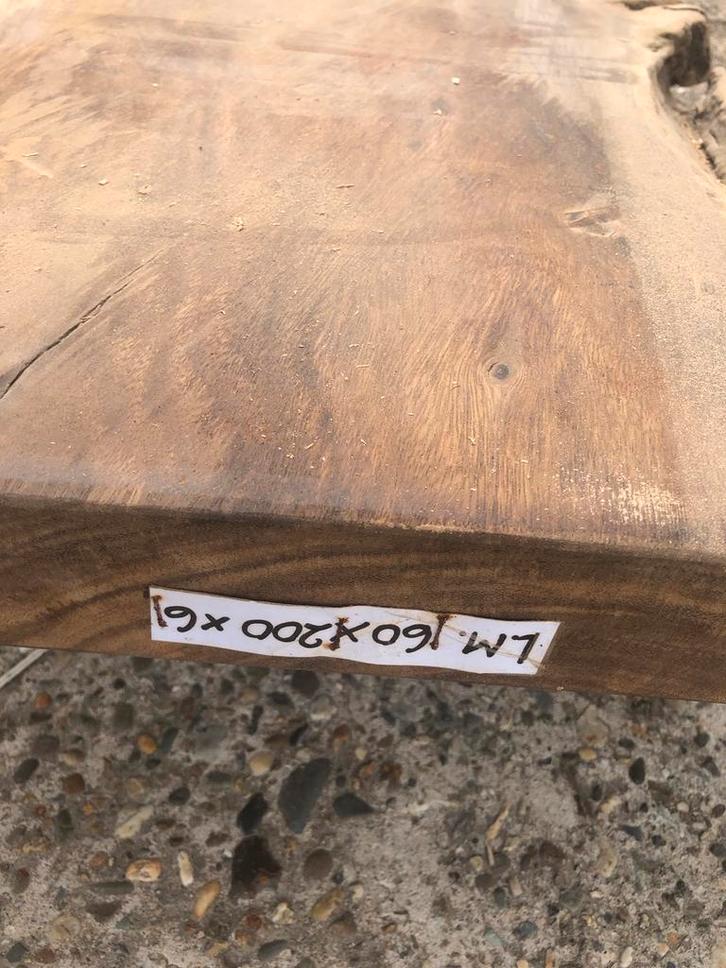 Suar bladen  zie foto"s diverse maten op voorraad vanaf € 80, Huis en Inrichting, Tafels | Salontafels, Nieuw, Eikenhout, Ophalen