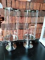 2 Nieuwe Kandelaars - Nooit Gebruikt, Nieuw, Ophalen of Verzenden, Wit, Metaal
