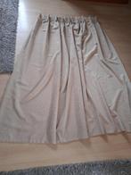 2 x GORDIJN ECRU MET MOTIEF 90 CM BREED 162 CM HOOG, Huis en Inrichting, Stoffering | Gordijnen en Lamellen, Ophalen of Verzenden
