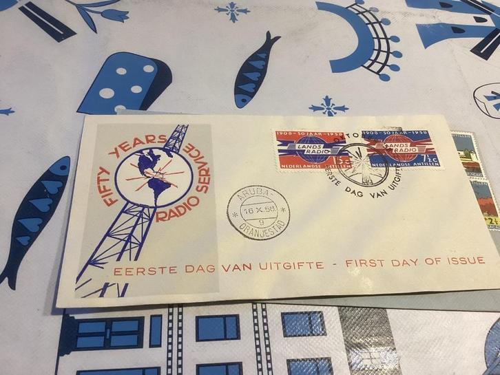 No3849 Nederlandse Antillen E7 blanco Heb ook van Nederland, Postzegels en Munten, Postzegels | Eerstedagenveloppen, Onbeschreven