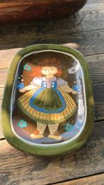 Kohler Biel Handarbeit vintage bordje wandbordje folklore, Ophalen of Verzenden