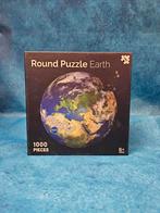 Ronde Puzzel Aarde - 1000 Stukjes, Ophalen of Verzenden, 500 t/m 1500 stukjes, Zo goed als nieuw