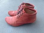 Zalm roze leren schoenen maat 39, Schoenen met lage hakken, Ophalen of Verzenden, Roze, Gedragen