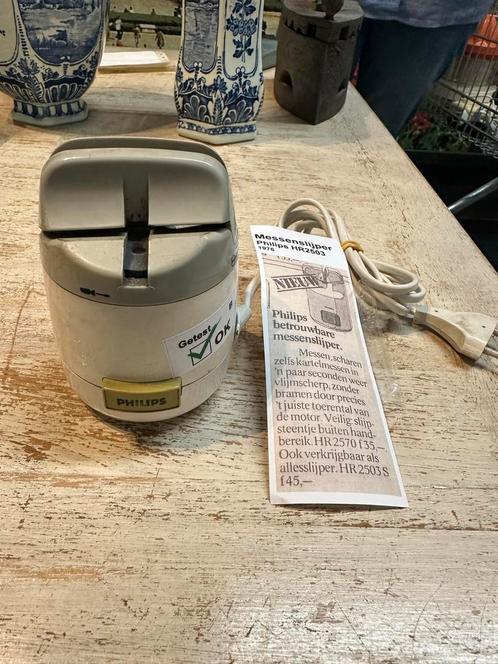 Philips Messenslijper HR2503 - Vintage 1976, Huis en Inrichting, Keuken | Keukenbenodigdheden, Gebruikt, Ophalen of Verzenden