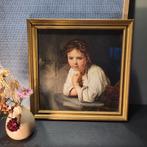 Rembrandt reproductie - Meisje in 't venster, Ophalen of Verzenden
