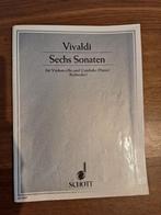Vivaldi: Sechs Sonaten für Violoncello und B.c., Muziek en Instrumenten, Gebruikt, Klassiek, Ophalen of Verzenden, Artiest of Componist