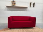 Nieuw Gelderland 4800 Bank 2 zits Vidar Rood Stof Design 160, Huis en Inrichting, 150 tot 200 cm, 75 tot 100 cm, Ophalen of Verzenden