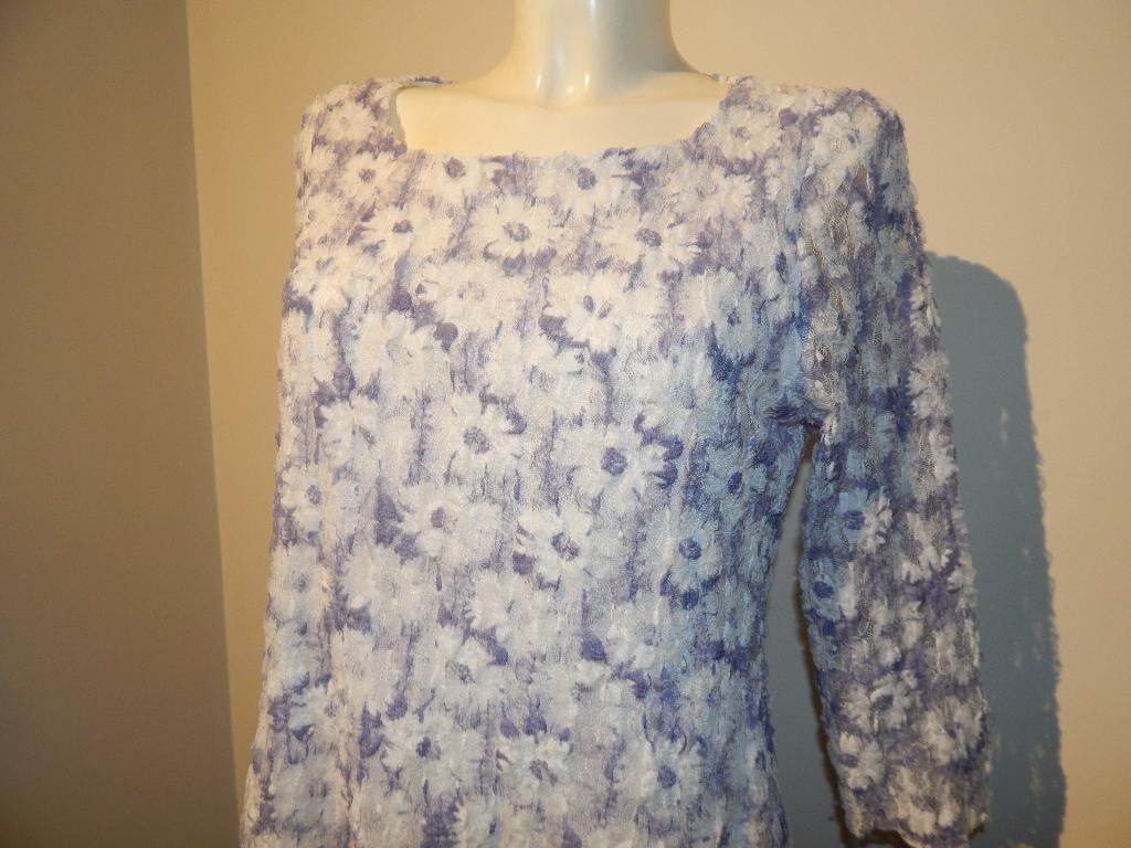 Phase Eight truitje structuur bloemen stof lila wit mt 44, Overige kleuren, Verzenden, Phase eight, Maat 42/44 (L)