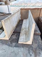 2 gebruikte keerwanden. 3 meter lang, 1 meter hoog., Ophalen of Verzenden, Hout
