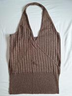 Bruine halter glitter top Vila M, Maat 38/40 (M), Bruin, Ophalen of Verzenden, Zonder mouw