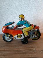 Oud blikken motorfiets met frictie, Antiek en Kunst, Antiek | Speelgoed, Ophalen