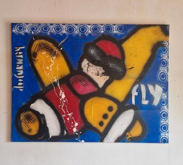 Herman Joop Fly (Herman Brood stijl) beschikbaar voor biedingen