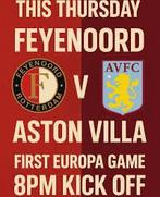 Feyenoord Aston Villa kaart, Losse kaart, Eén persoon