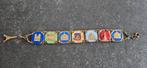 Oude vintage/ antieke koperen souvenir armband Parijs, Sieraden, Tassen en Uiterlijk, Armbanden, Ophalen of Verzenden, Gebruikt