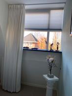 Witte overgordijnen, Huis en Inrichting, Stoffering | Gordijnen en Lamellen, Ophalen, Zo goed als nieuw, 200 cm of meer