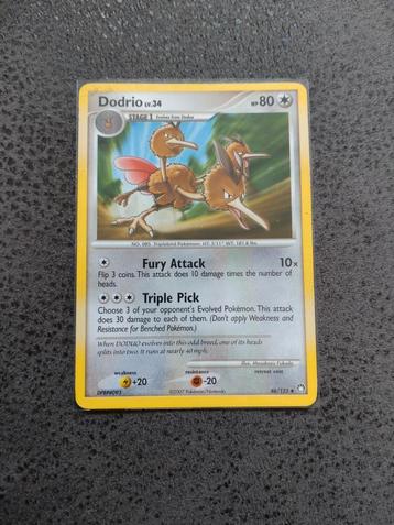 Dodrio Pokemon 46/123 beschikbaar voor biedingen