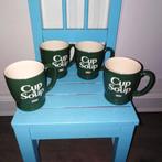 Cup a Soup beker Unox groen 4 stuks, Ophalen, Glas of Glazen, Gebruikt, Overige stijlen