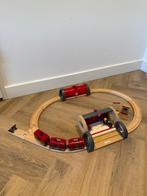 Heel goed Brio houten trein metro station set 33513 tunnel, Ophalen of Verzenden, Gebruikt, Overige typen