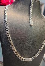 Cuban ketting met armband Zilver 925, Sieraden, Tassen en Uiterlijk, Ophalen of Verzenden, Nieuw, Zilver, Goud