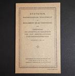 Statuten en reglementen herstellingsoord Vorden (1918), Ophalen of Verzenden, Zo goed als nieuw, Trein, Boek of Tijdschrift