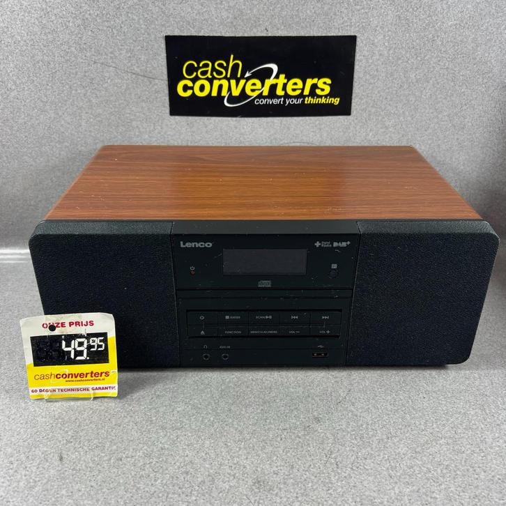Lenco DAB+ Radio | DAR-050WD | AB+Adapter | 391607, Audio, Tv en Foto, Radio's, Gebruikt, Radio, Ophalen of Verzenden